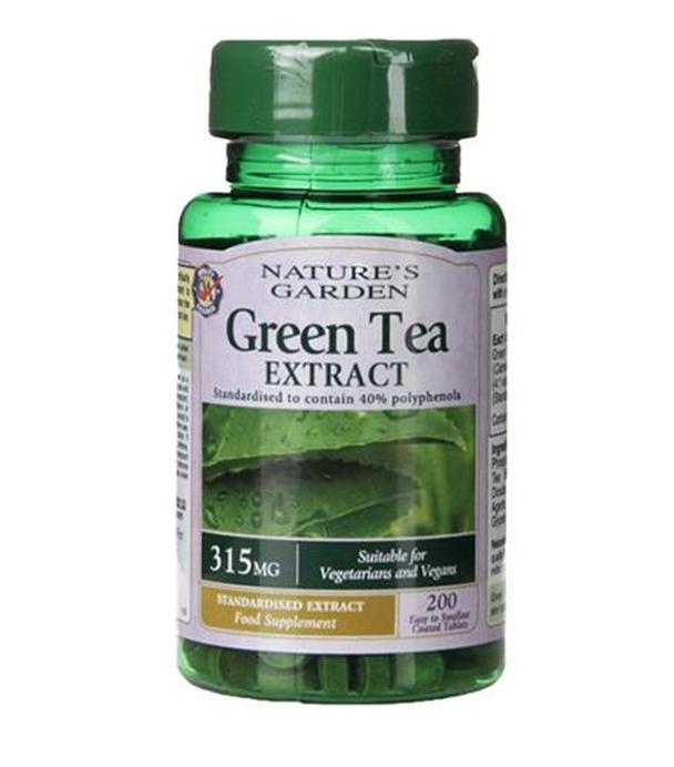 Nature's Garden Ekstrakt z Zielonej Herbaty 315 mg - 200 tabl. Na odchudzanie - cena, opinie, właściwości