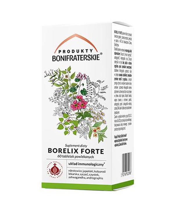 Produkty Bonifraterskie Borelix Forte układ immunologiczny, 60 tabl., cena, opinie, właściwości