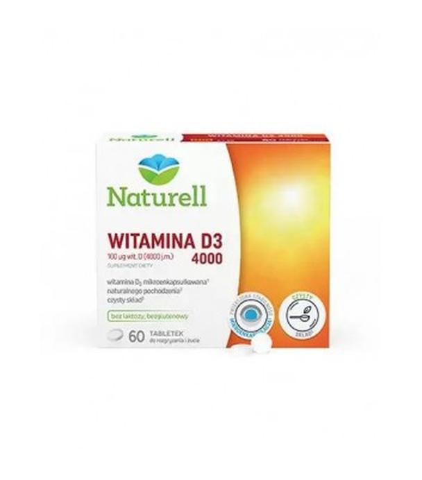 NATURELL Witamina D3 4000 j.m., 60 tabl.