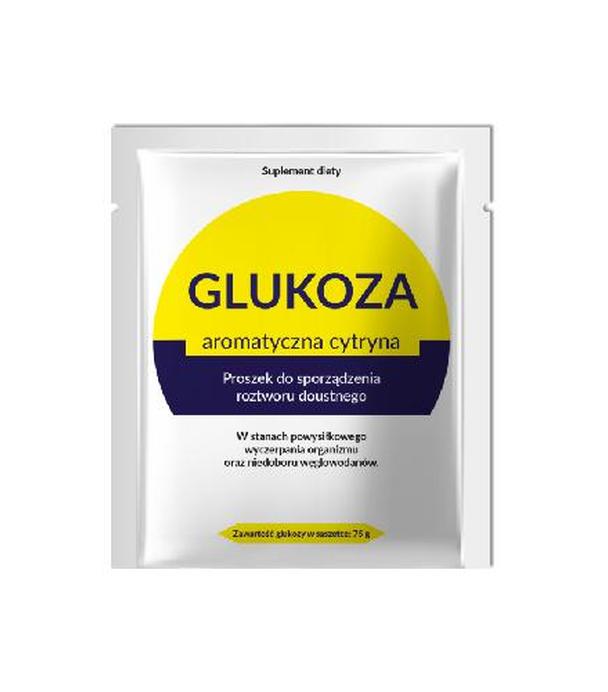 Organic Pharma, Glukoza aromatyczna cytryna, 75 g