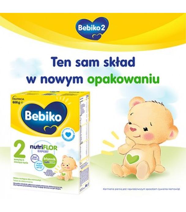 Bebiko 2 Nutriflor Expert, mleko następne dla niemowląt powyżej 6. miesiąca życia, 600 g