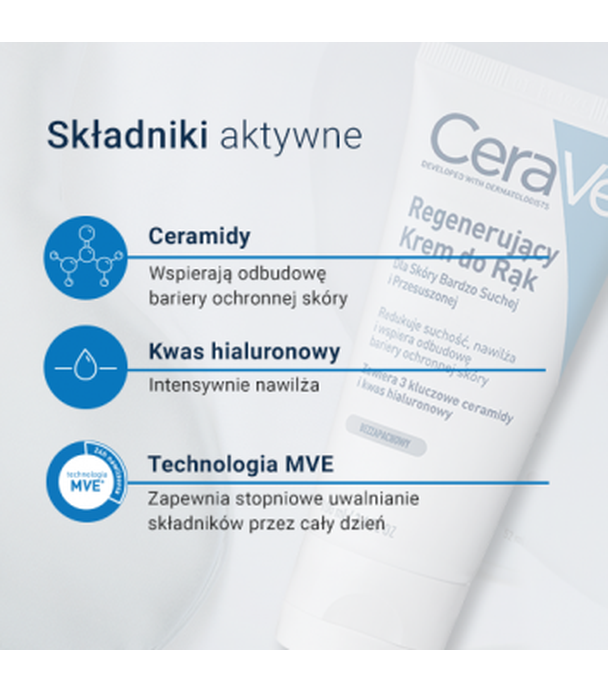 CeraVe Regenerujący Krem do rąk, 100 ml