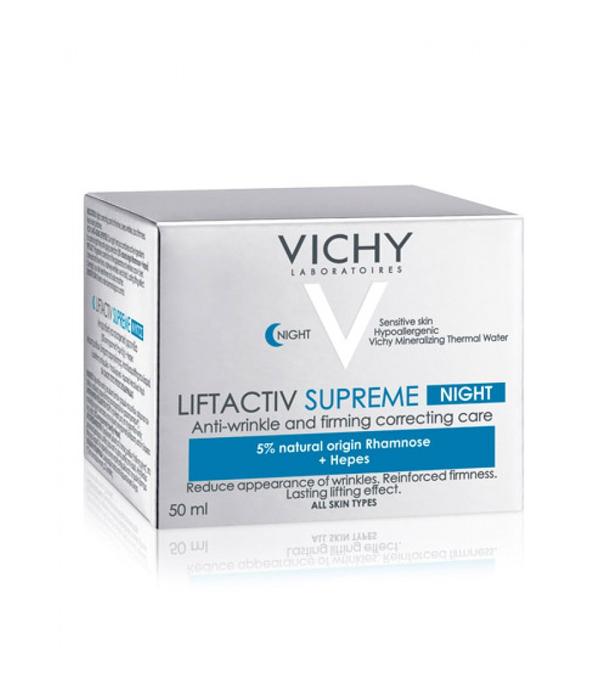 VICHY LIFTACTIV SUPREME NOC Kompleksowa przeciwzmarszczkowa pielęgnacja ujędrniająca na noc - 50 ml - cena, opinie, właściwości