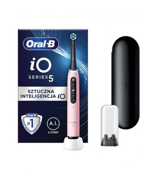 Oral-B iO 5 Różowa Szczoteczka elektryczna, 1 sztuka