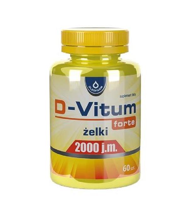 D-Vitum Forte 2000 j.m. żelki, 60 sztuk