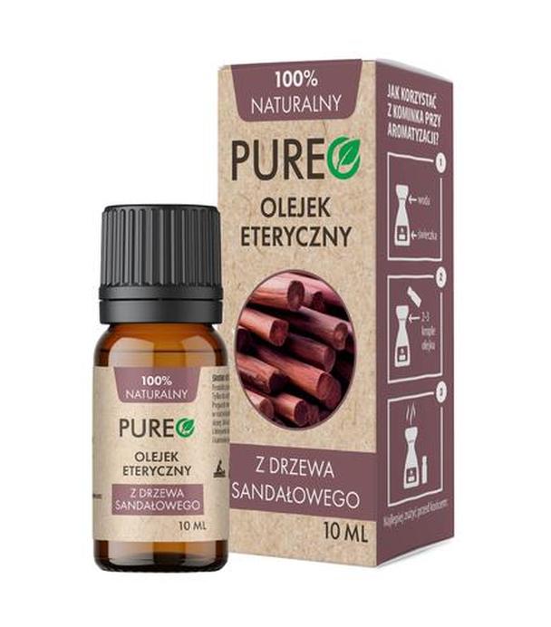 Pureo, naturalny olejek eteryczny z Drzewa Sandałowego, 10 ml
