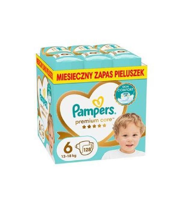 Pampers Premium Care Pieluszki, rozmiar 6 (13kg-18kg),128 sztuk