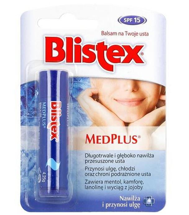 BLISTEX MEDPLUS Balsam do ust - 4,25 g - cena, opinie, wskazania