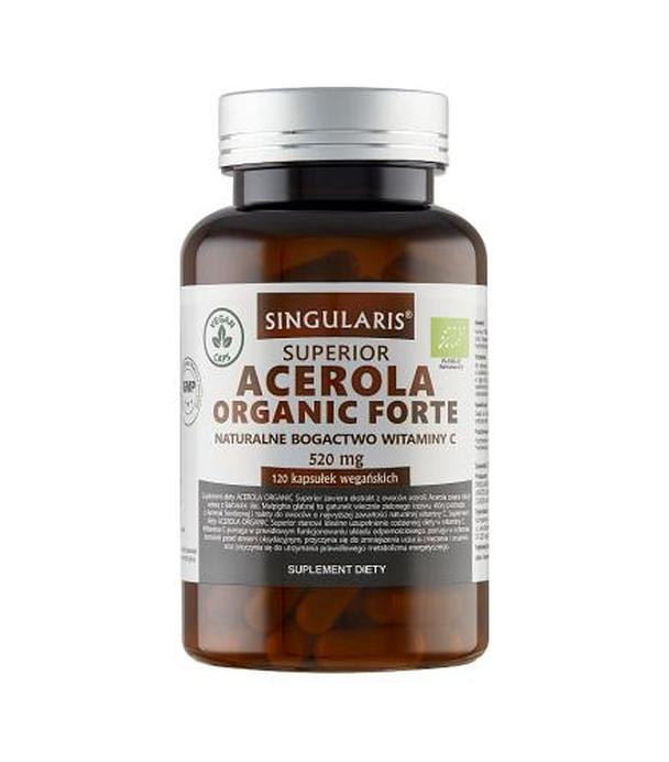 SINGULARIS SUPERIOR ACEROLA ORGANIC FORTE 520 mg - 120 kaps.