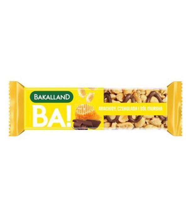 Bakalland Ba! Baton orzechowy Nuts Arachid z Czekoladą, 30 g