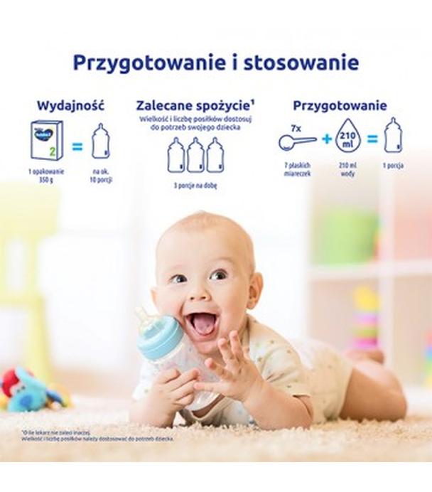 BEBIKO 2 Mleko modyfikowane następne dla niemowląt, 350 g