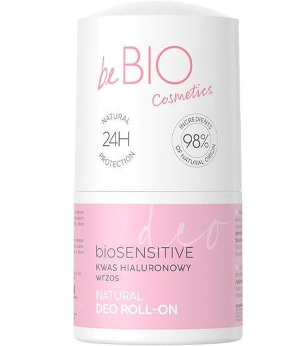 BeBio Hyaluro Biosensitive naturalny deo roll-on z kwasem hialuronowym i ekstraktem z wrzosu 50 ml