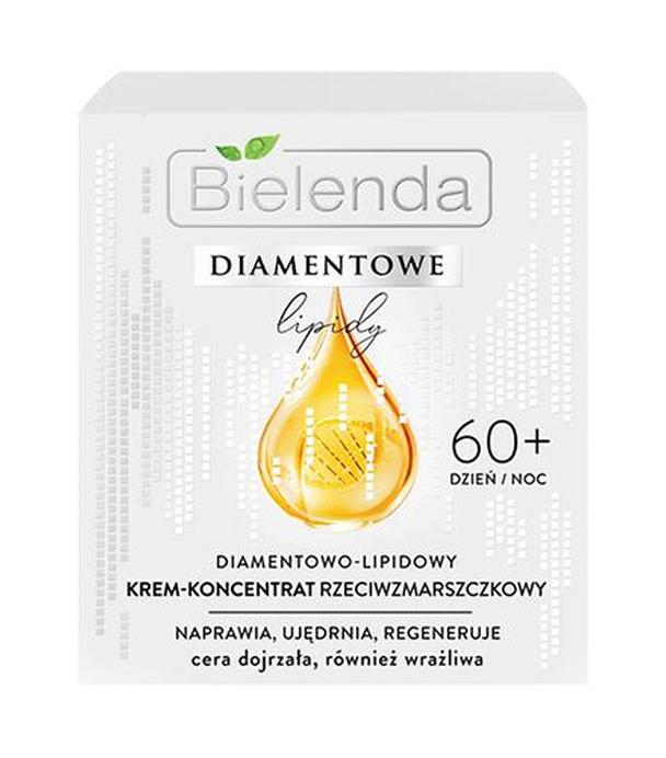 Bielenda Diamentowe Lipidy Diamentowo-Lipidowy Krem-Koncentrat przeciwzmarszczkowy 60+ dzień/noc, 50 ml cena, opinie, właściwości