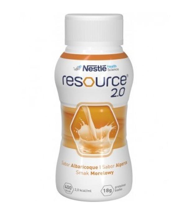 RESOURCE 2.0 Smak morelowy, 4 x 200 ml