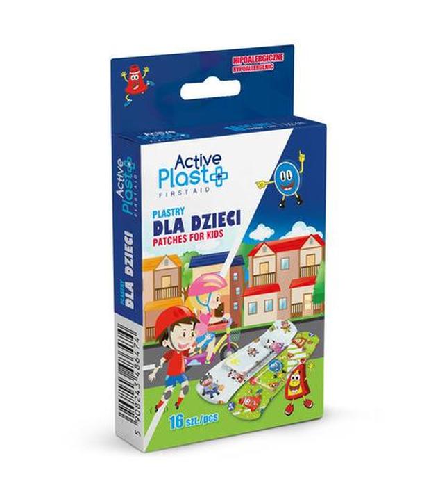 ActivePlast PLASTRY DLA DZIECI TATTOO OCEAN FUN, 12 sztuk