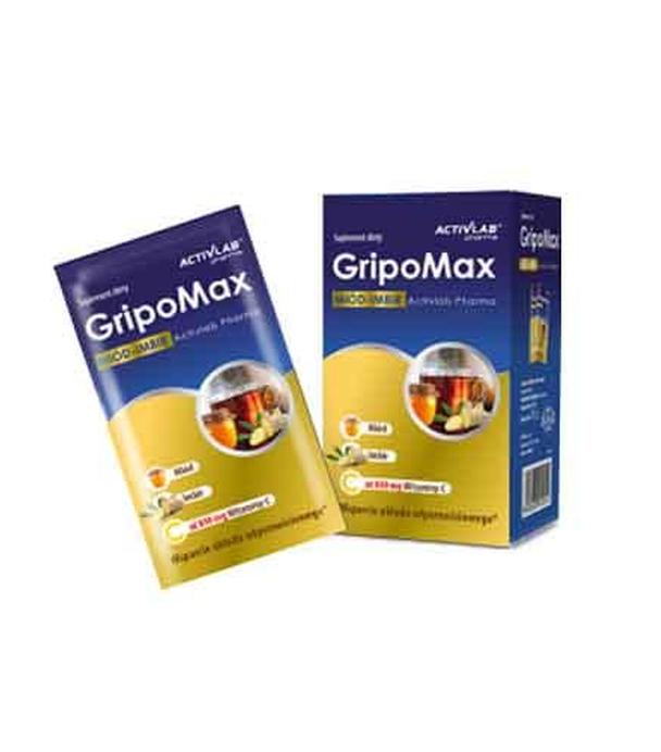 ACTIVLAB PHARMA GripoMAX MIÓD - IMBIR, 10 saszetek - ważny do 2025-09-30