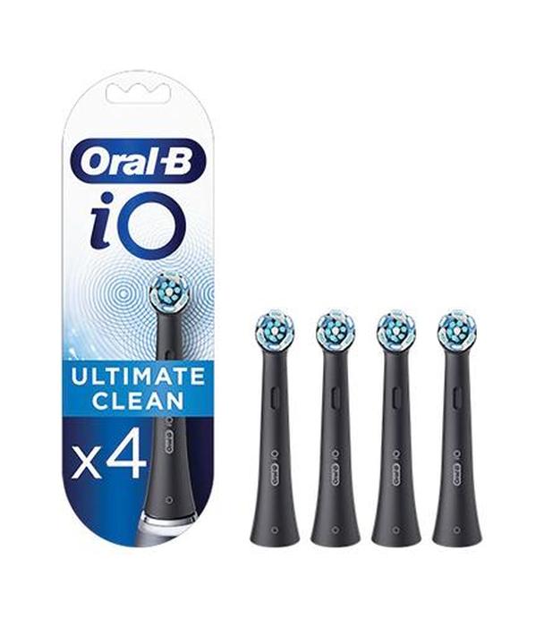 Oral-B iO Ultimate Clean Black Końcówki do szczoteczki elektrycznej, 4 sztuki