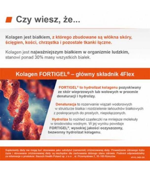 4 Flex, kolagen fortigel + witamina C, saszetki, 30 sztuk