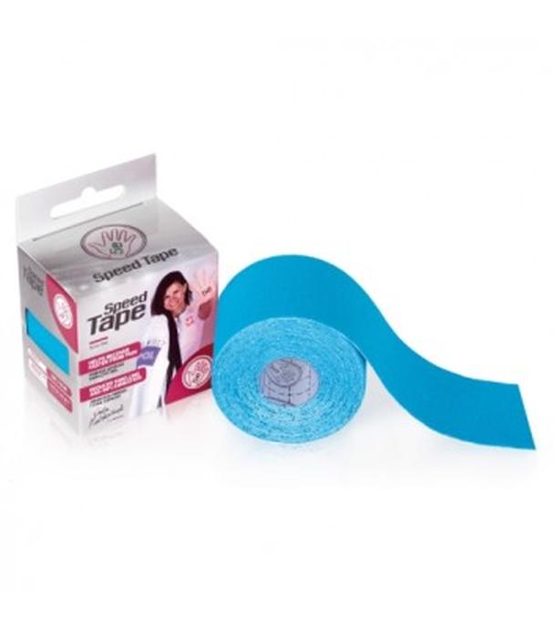 Taśma kinezjologiczna Speed Tape niebieska, 5 cm x 5 m, 1 sztuka