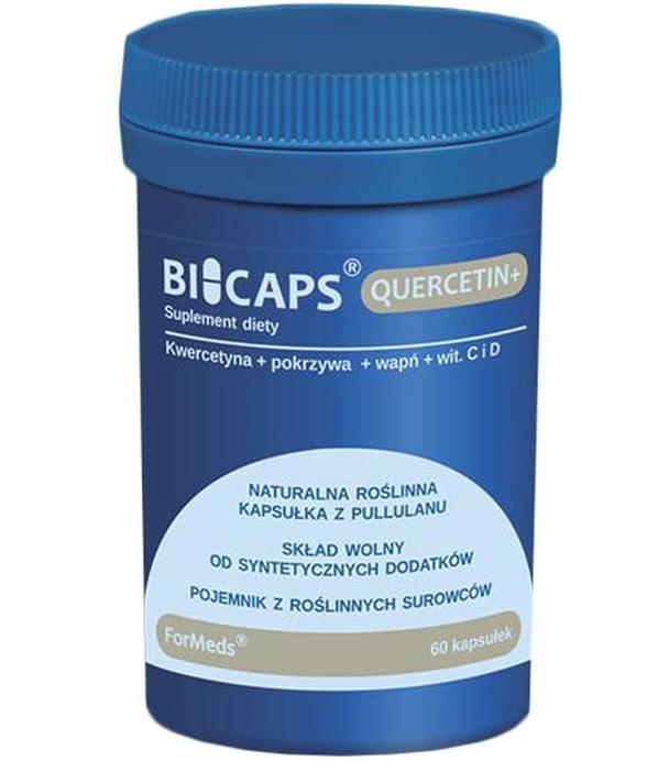 Bicaps Quercetin+ - 60 kaps. - cena, opinie, dawkowanie