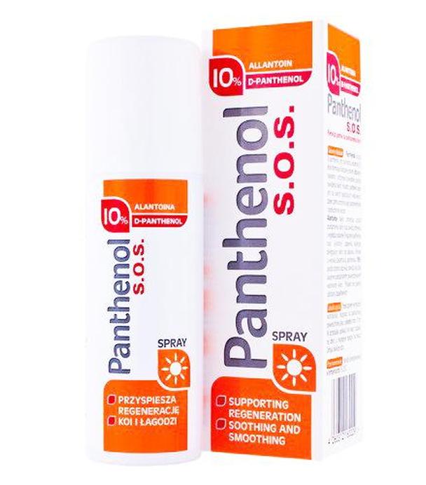 Panthenol 10% S.O.S Spray - 130 g Na podrażnienia słoneczne - cena, opinie, właściwości