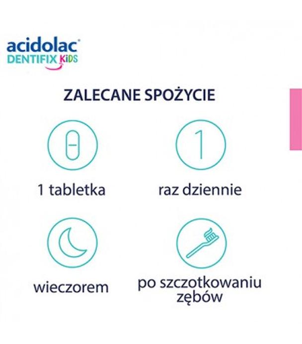 ACIDOLAC DENTIFIX KIDS Tabletki do ssania - 30 szt. - ważny do 2025-01-31