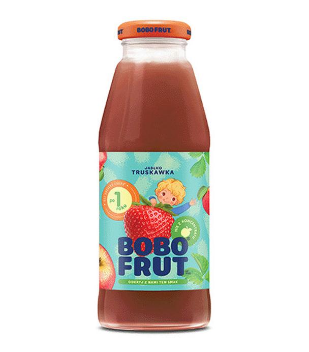 Bobo Frut Nektar jabłko truskawka po 12 miesiącu, 300 ml