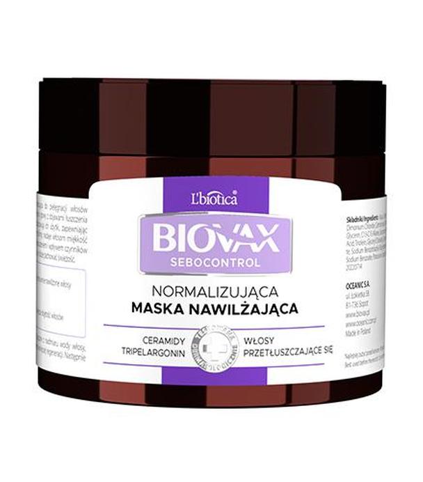 Biovax Sebocontrol Normalizująca Maska seboregulująca, 250 ml - ważny do 2025-10-30