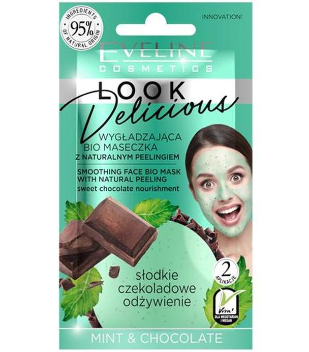 Eveline Look Delicious Wygładzająca bio maseczka + naturalny scrub mint & chocolate, 10 ml