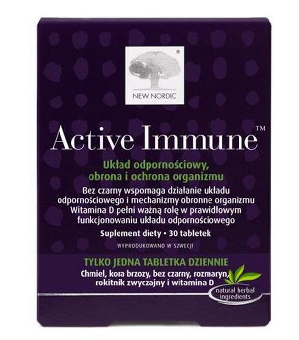 Active Immune Układ odpornościowy obrona i ochrona organizmu - 30 tabl. - cena, opinie, właściwości
