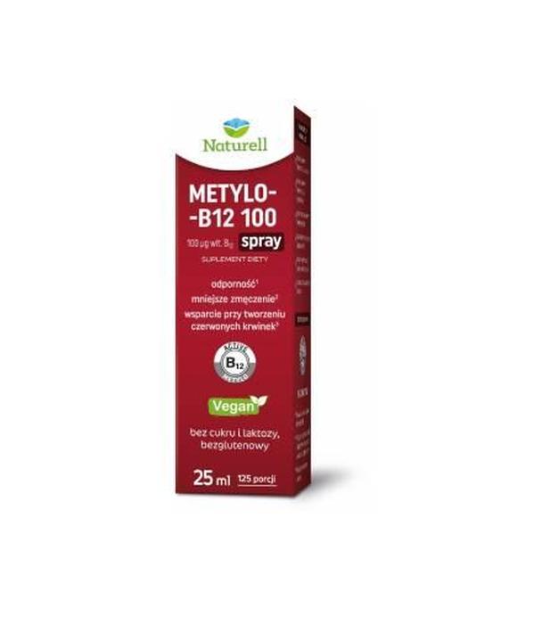Naturell, Metylo-B12 100, spray, 25 ml