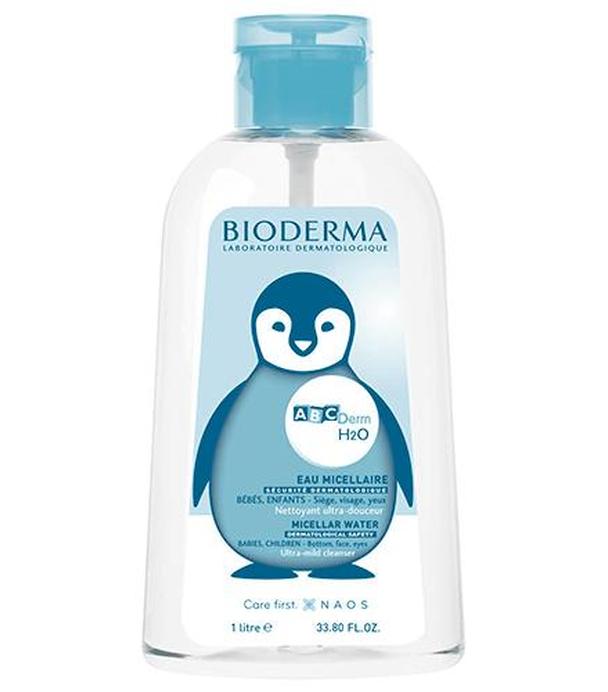 Bioderma ABCDerm H2O Płyn micelarny do oczyszczania skóry niemowląt i dzieci - 1000 ml - cena, opinie, właściwości