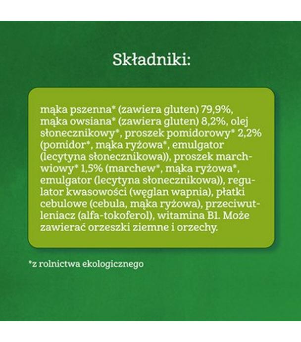 Gerber Organic Chrupki pszenno owsiane pomidor, marchewka dla niemowląt po 10. miesiącu, 35 g  - ważny do 2025-10-23