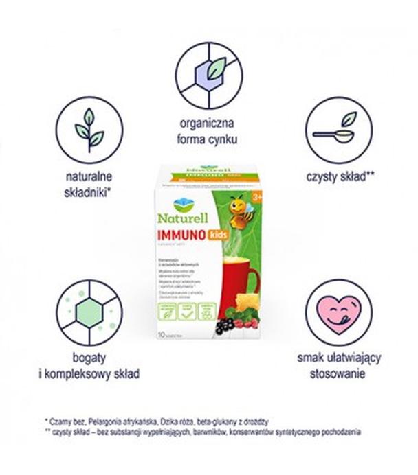 Naturell Immuno Kids, 10 saszetek - ważny do 2025-10-31