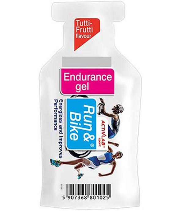 ActivLab Run & Bike Endurance Gel Żel energetyczny o smaku Tutti-Frutti - 40 g - cena, opinie, właściwości