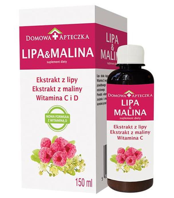 Domowa Apteczka Lipa & Malina, 150 ml, cena, opinie, właściwości