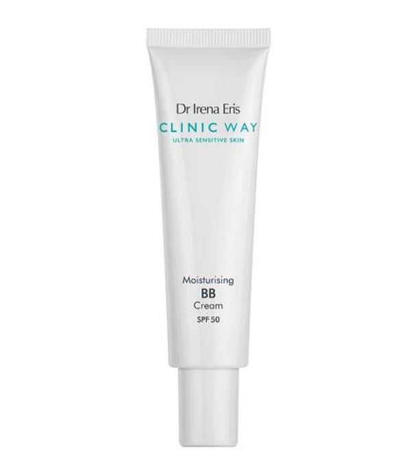 Dr Irena Eris CLINIC WAY Nawilżający krem BB SPF50 medium beige 20, 30 ml - ważny do 2025-08-30