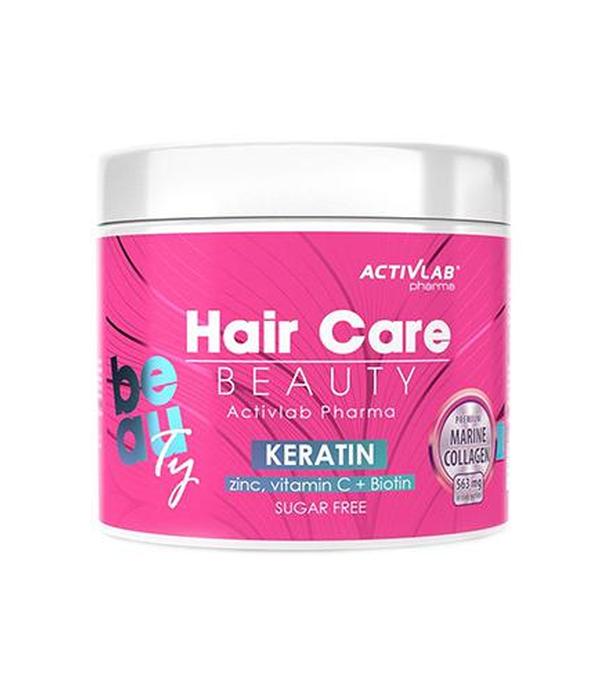 Hair Care Beauty, kolagen, keratyna i biotyna na piękne gęste włosy - cena, opinie, wskazania