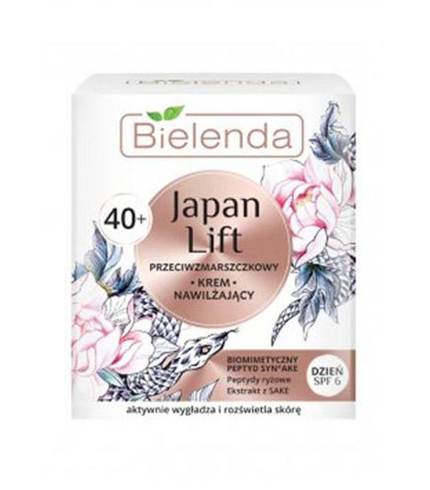 BIELENDA JAPAN LIFT Przeciwzmarszczkowy krem nawilżający 40+ na dzień SPF6 - 50 ml - cena, stosowanie, opinie