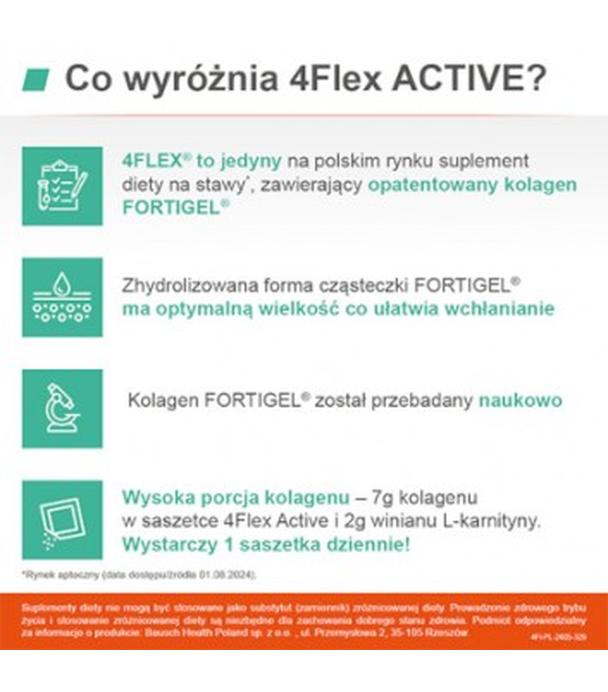 4Flex Active, saszetki, 30 sztuk