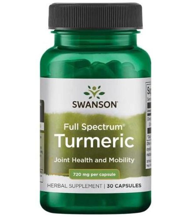 SWANSON TURMERIC 720 mg - 30 kaps.