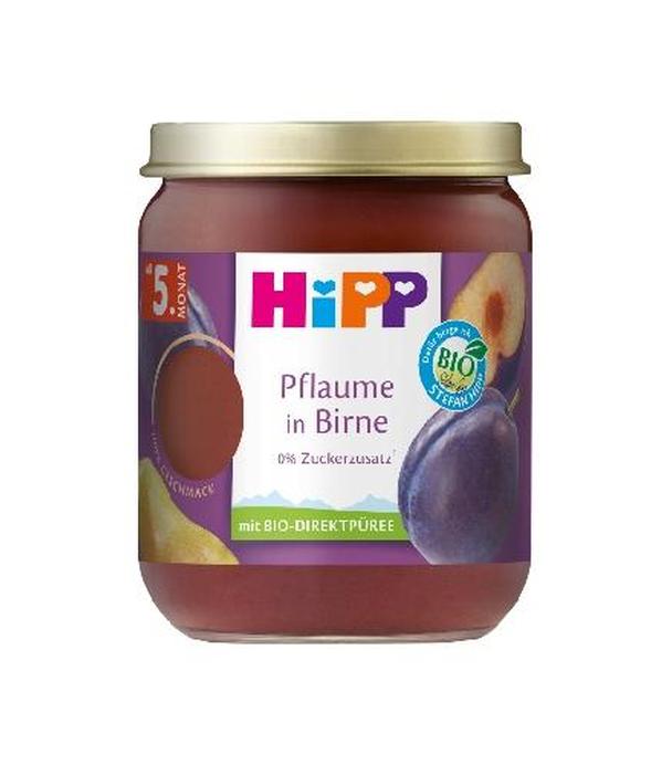 HiPP BIO Gruszki ze śliwkami po 5. miesiącu, 160 g