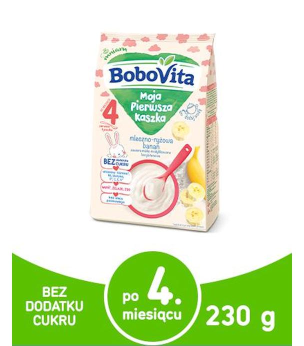 BoboVita Moja Pierwsza Kaszka mleczno - ryżowa banan - 230 g - cena, opinie, właściwości