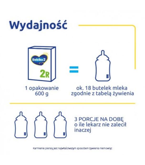 Bebiko 2R Nutriflor Expert Mleko następne z kleikiem ryżowym dla niemowląt powyżej 6. miesiąca życia, 600 g - ważny do 2025-09-22