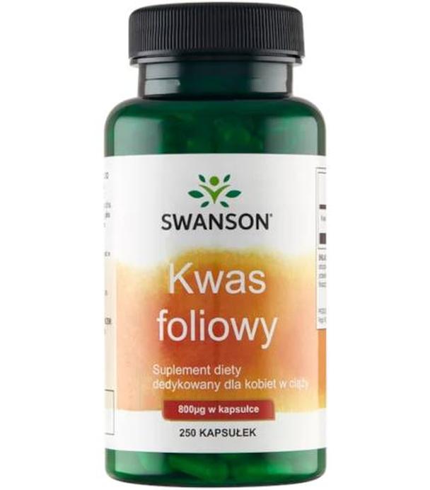 SWANSON Kwas foliowy - 250 kaps.