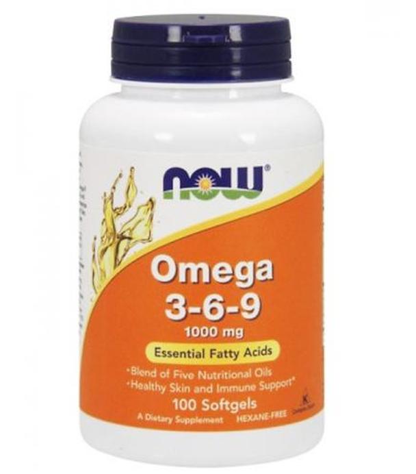 NOW FOODS Omega 3-6-9 - 100 kaps.