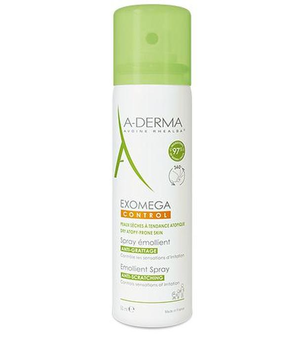 A-Derma Exomega Control Spray Emolient skóra sucha skłonna do atopii przeciw drapaniu, 50 ml