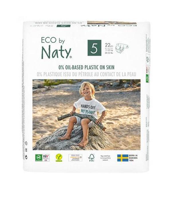 ECO by Naty Ekologiczne pieluszki jednorazowe rozmiar 5 11-25 kg - 22 szt. - cena, opinie, właściwości