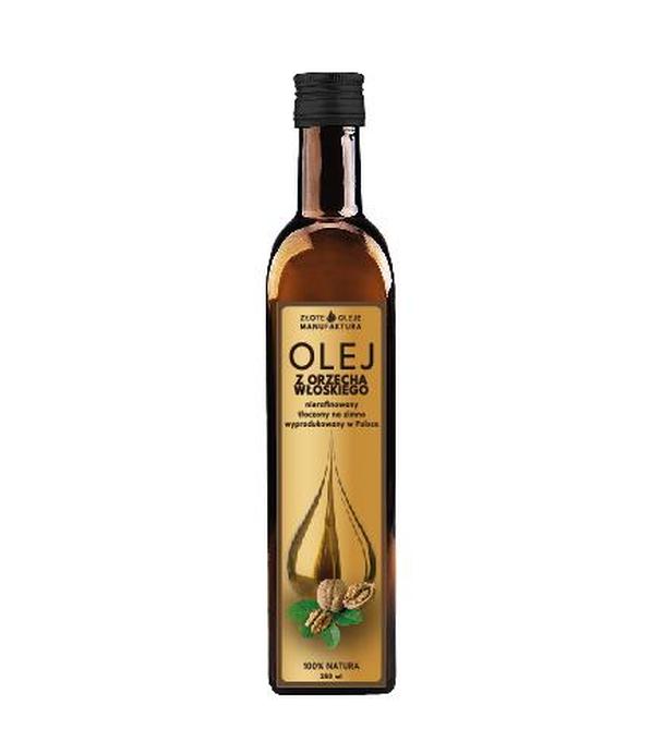 Złote oleje Olej z Orzecha Włoskiego, 250 ml - ważny do 2025-09-12