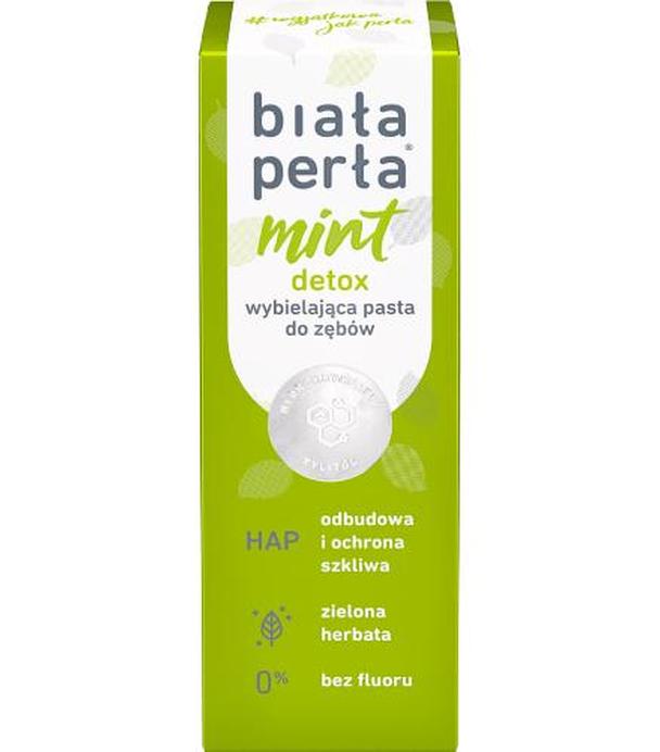 BIAŁA PERŁA Natural&White Mint Detox pasta do zębów, 75 ml